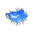  Abnehmbare 3D Sky Cloud Wandaufkleber Wohnzimmer TV Hintergrund Wand Aufkleber