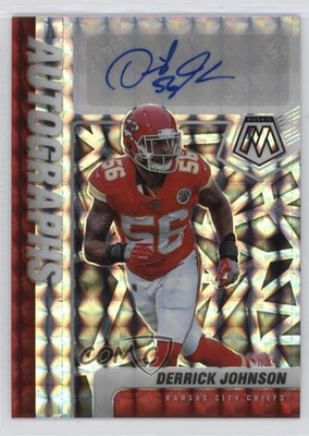 2021 Panini Mosaic Auto Mosaic Derrick Johnson #A-DJ Auto - Image 1 of 2