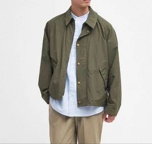 Barbour Transport Ripstop Nylon Jacket Khaki M Japan - Picture 1 of 12