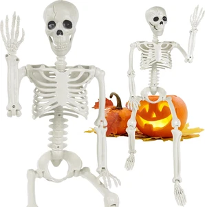 Decorazione Scheletro Halloween Posabile 36'' per Uso Interno ed Esterno - Foto 1 di 9