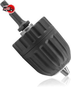 3/8" Schlüsselloses Bohrfutter Adapter mit 1/4" Sechskantschaft für Schlagschrauber - Bild 1 von 8
