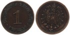 Deutschland - 1 Pfennig Deutsches Reich - 1873-1916 verschiedene Jahrgänge