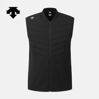 DESCENTE SWISS SKI Running Hybrid Down Vest SQ323RDV91 BLACK ASIAN FIT - Image 1 of 4
