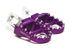PEDANE REGOLABILI EVO3 CF moto 450mt 800mt-x 2024-2025 viola | SEPTAR - Imagen 1 de 6