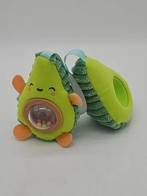 Skip Hop Sensory Avocado Plush Toy Rattle Teether Baby Toddler Activity  - Image 1 of 4