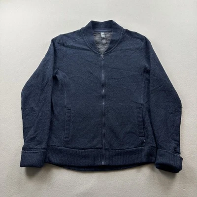 Chaqueta Mountain Hardwear Sarafin Bomber Mujer Grande Azul Marino Lana Suéter Cremallera Foto 1 de 4