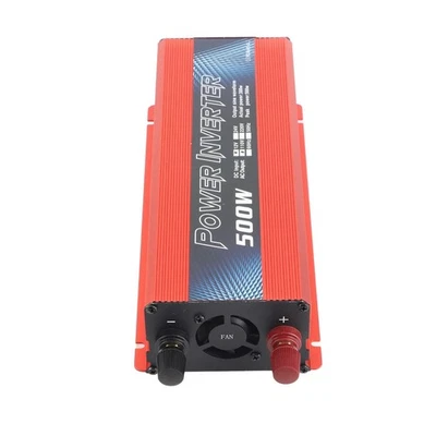 (DC 12V To AC 110V Red)Car Sine Wave Converter With USB Port - Image 1 of 4