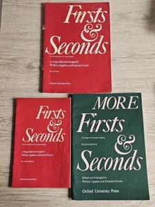 First & Seconds For two Part Singing And Piano - 3 Music Sheet Books - Picture 1 of 12