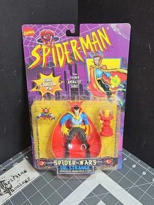 Marvel Spider-Man Spider-Wars Dr. Figura de acción extraña Toy Biz 1996 sellada Foto 1 de 4