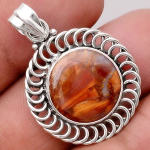 Natürlicher Pietersit - Namibia 925 Sterling Silber Anhänger Schmuck P-1476 - Bild 1 von 5