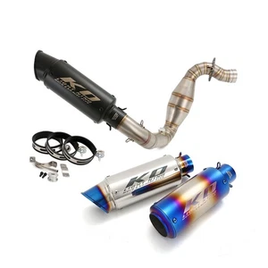 Whole System For BMW G310GS G310R 2016-2025 Header Pipe Black Exhaust Muffler - Bild 1 von 18