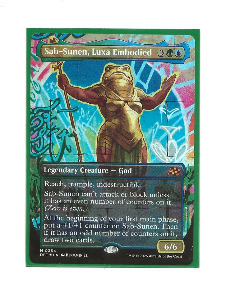 SAB-SUNEN, LUXA EMBODIED Showcase FOIL MTG AETHERDRIFT English 0354 NM Magic - Imagen 1 de 1