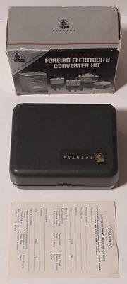 Vintage Franzus Electric Current Converter Kit 220/240V to 110/120V Foreign - Image 1 of 4