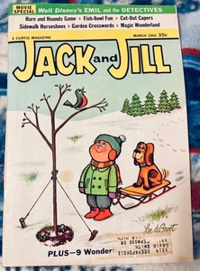 Vintage Jack And Jill Magazine March 1965 in GOOD CONDITION - Picture 1 of 2