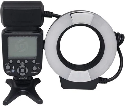Mcoplus 14EXT-N 5500K Macro TTL Ring Flash Lite for Nikon, Canon - Image 1 of 4