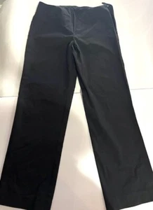 Women's 8 Black GAP PANTS Stretch Side Zip NYLON - Picture 1 of 9