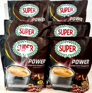 Super Power 6 in 1 Instantkaffee mit TA Ginseng 20 Sticks x 18g (6er Pack)2026 - Bild 1 von 6
