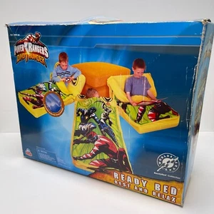 Colchón inflable bolsa de viaje para dormir Power Rangers Dino Thunder Ready cama nuevo - Imagen 1 de 10