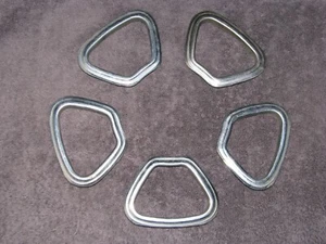 Vintage Chevrolet Camaro Chrome Heritage Rim Bezel Inserts HTF Wheel Trim Part - Picture 1 of 1