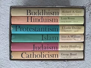 Great Religions of Modern Man 6 Volume Boxed Set 1962 Second Printing Hardcover - Picture 1 of 23