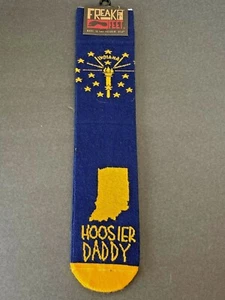 NWT Freaker Feet Indiana Hoosier Daddy Socks - Picture 1 of 2