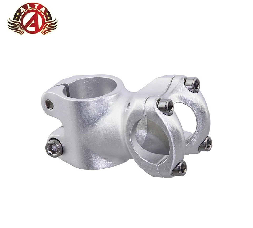 ALTA 50MM LONG BICYCLE ALLOY STEM 28.6/25.4MM 7081 SILVER - Image 1 of 1