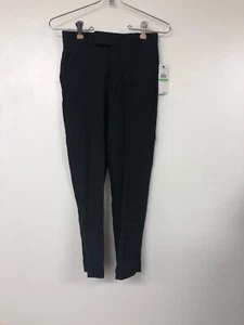 Calvin Klein Big Boys Flat Front Pant, Black, 8 - Picture 1 of 3