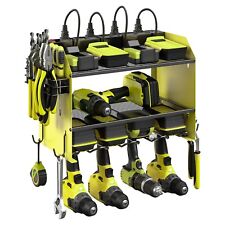 CCCEI Modular Power Tool Organizer Wall Mount with Charging Station. Garage 4...
