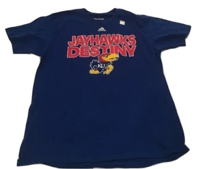 Nueva Camiseta Adidas Kansas Jayhawks "Destiny" Para Hombre Talla Pequeña - Imagen 1 de 2
