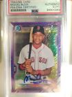 Miguel Bleis 1st RC /250 Purple Auto 2021 Red Sox