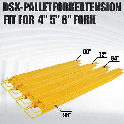 Pallet Fork Extension 60'' 72'' 84'' 96'' Forklift Extensions Forklift Loaders • 92.90$