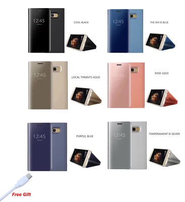 Funda Espejo Soporte Vertical con Cable para HUAWEI P30 P30Pro P30lite Foto 1 de 4