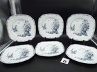 LUNEVILLE - 6 BELLES ASSIETTES PLATES DU SERVICE CHAMPETRE- LOT N°6