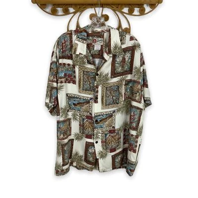 Hilo Hattie Camisa Hawaiana Original Hawaiana XL Foto 1 de 4