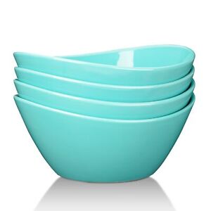 42Oz Porcelain Bowls Set Of 4 Pack Premium White Ceramic Bowls for Home Kitchen