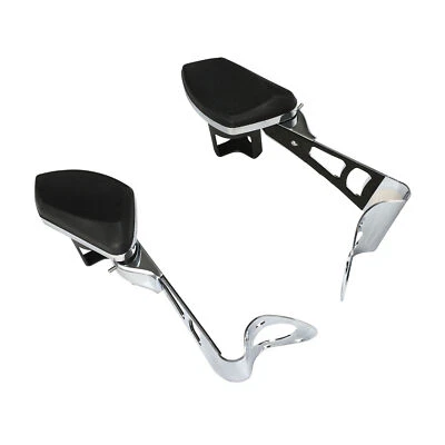 Rear Passenger Arm Rests Drink Holder Fit For Harley Touring Street Glide 14-Up - Image 1 of 4