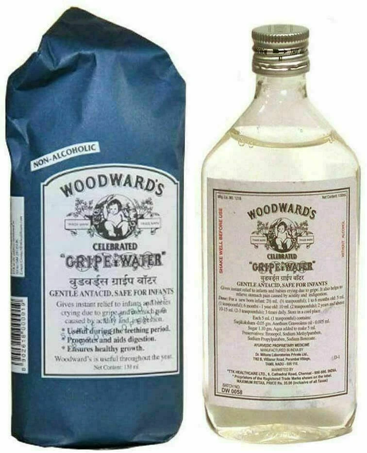 3x Woodward's Gripe Water Baby Infant Colic Gas Stomach Pain Indigestion 130 Ml