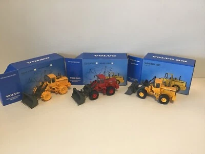 Qty Three Volvo Articulated Dump Trucks 1:50 Scale by scoop models - Image 1 of 4