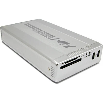 Macally Media 350U7 Hi-Speed USB2.0 HDD Enclosure With 7-in-1 Card Reader - Image 1 of 2