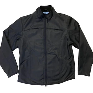 Duluth Trading Jacket Mens M Black Soft Shell Fleece Lined Men Outdoor Pockets - Picture 1 of 4