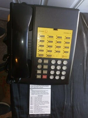 Lucent Partner 18 Black 731H138-003 Desk Phone For Lucent ACS System - Image 1 of 4