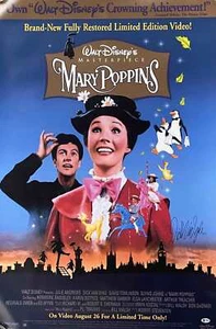 Dick Van Dyke signed 40x27 Mary Poppins Poster BAS COA auto (Scratch & Dent) - Picture 1 of 1