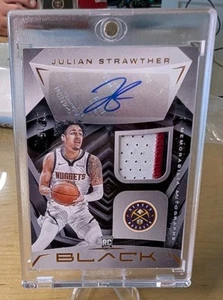 2023 Panini Black Julian Strawther Rookie Auto /15 RPA - Picture 1 of 3