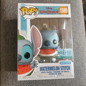 Funko Pop Disney Lilo Et Stitch Watermelon Stitch Limited Supreme 9500 Pcs 1589 - Imagen 1 de 7