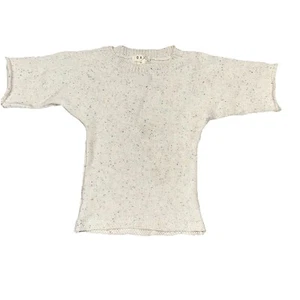 Camiseta de punto de gran tamaño Oat Co Sprinkle minimalista | Niña pequeña 2/3 $48 AGOTADA - Imagen 1 de 9