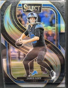 Jared Goff 2024 Panini Select Silver Prizm Die-Cut Premier Level #123 - Picture 1 of 1