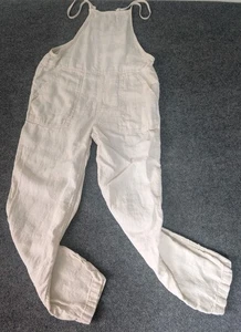BDG Urban Outfitters Jumpsuit Womens Sz S Cream 100% Linen  - Picture 1 of 10