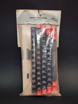 New Archer 58 Position Keyboard 277-1025 Multiplexed Radio Shack - Image 1 of 4