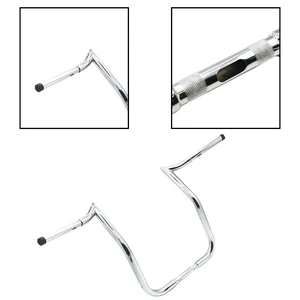 14" Rise Ape Hangers Handlebar For Yamaha XV1700 Road Star Warrior - Picture 1 of 14