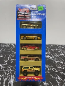 1993 HOT WHEELS 1:64 'CHEVY 25th Anniversary' 5-Car Gift Pack - Picture 1 of 4